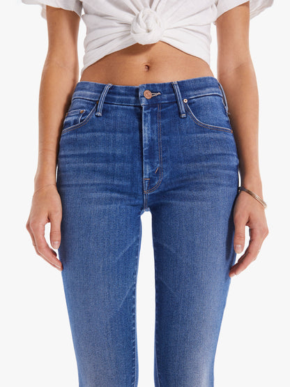 THE LOOKER CROPPED BLÅ