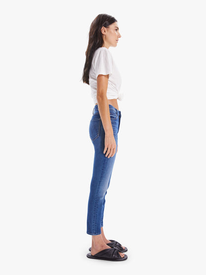 THE LOOKER CROPPED BLÅ