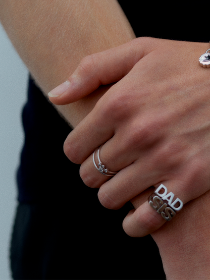 SIS RING SØLV