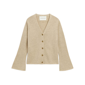 CIRANE WOOL CARDIGAN TWILL BEIGE