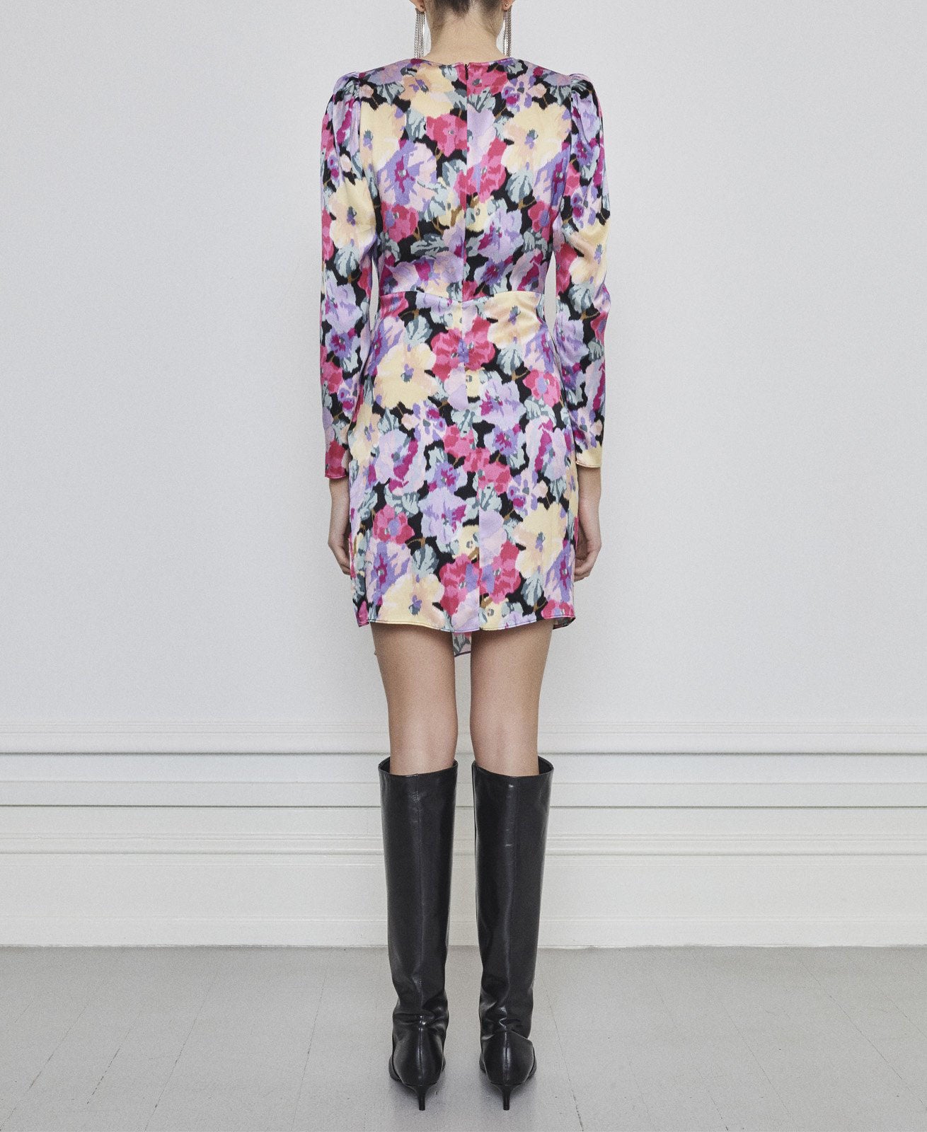 TESSA ORGANIC SILK DRESS LILLA
