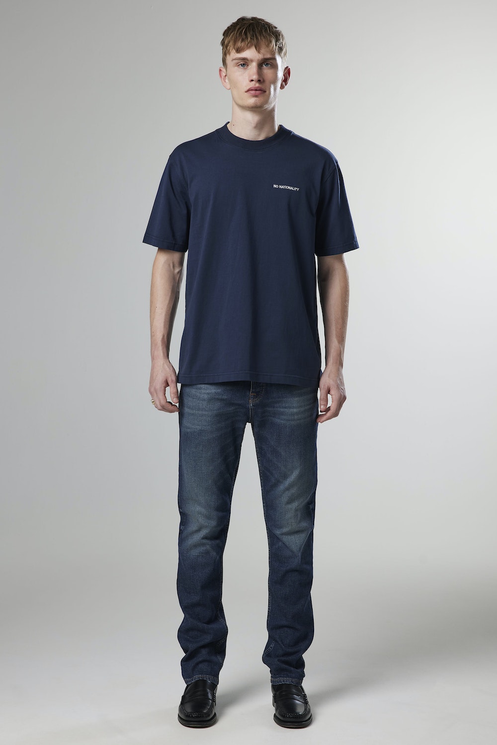 ADAM 3209 T-SKJORTE MARINEBLÅ