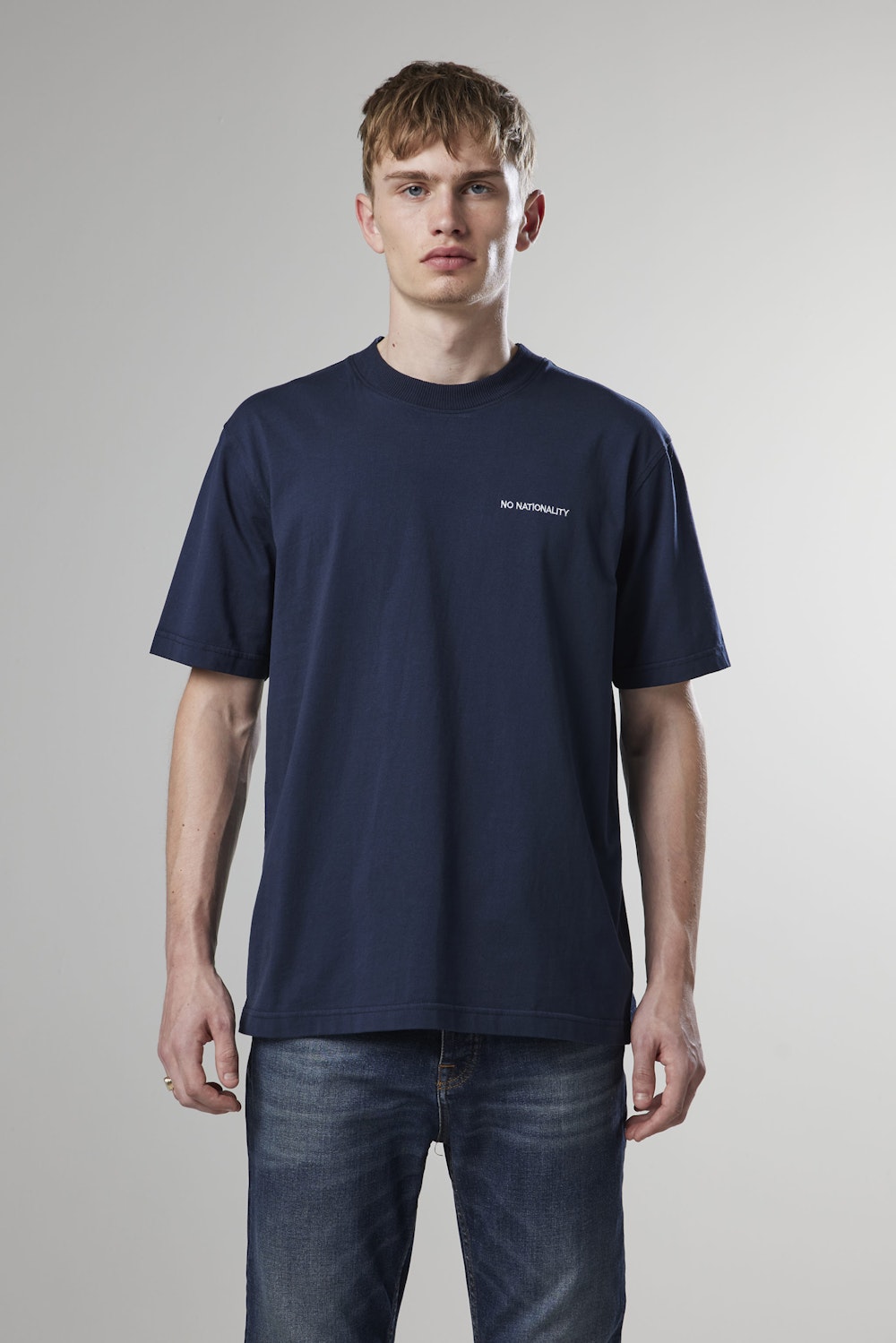 ADAM 3209 T-SKJORTE MARINEBLÅ