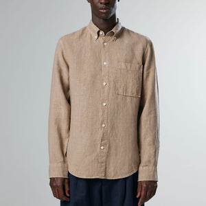 ARNE BD 5706 LINSKJORTE BEIGE