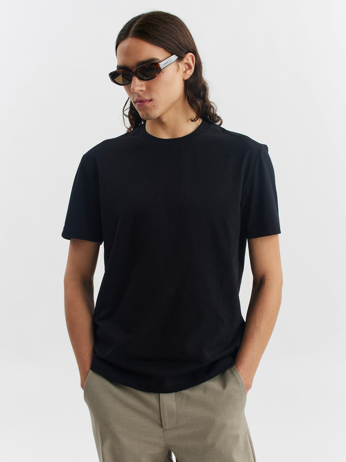 TUCKER 2-PACK T-SKJORTER SORT/HVIT