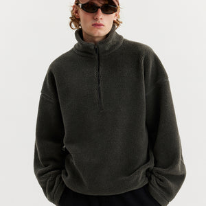 ARCADIA HALF-ZIP GENSER GRÅ