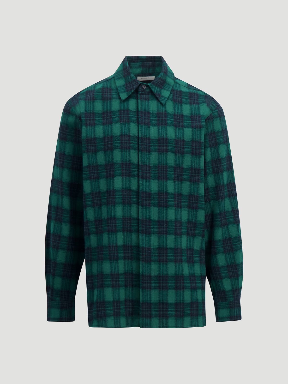 ELJA CHECK SHIRT GREEN