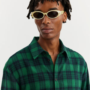 ELJA CHECK SHIRT GREEN