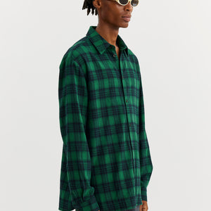 ELJA CHECK SHIRT GREEN