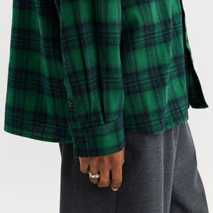 ELJA CHECK SHIRT GREEN