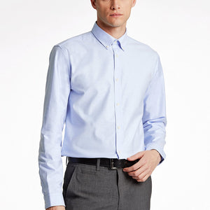 OXFORD SKJORTE BLUE MIX