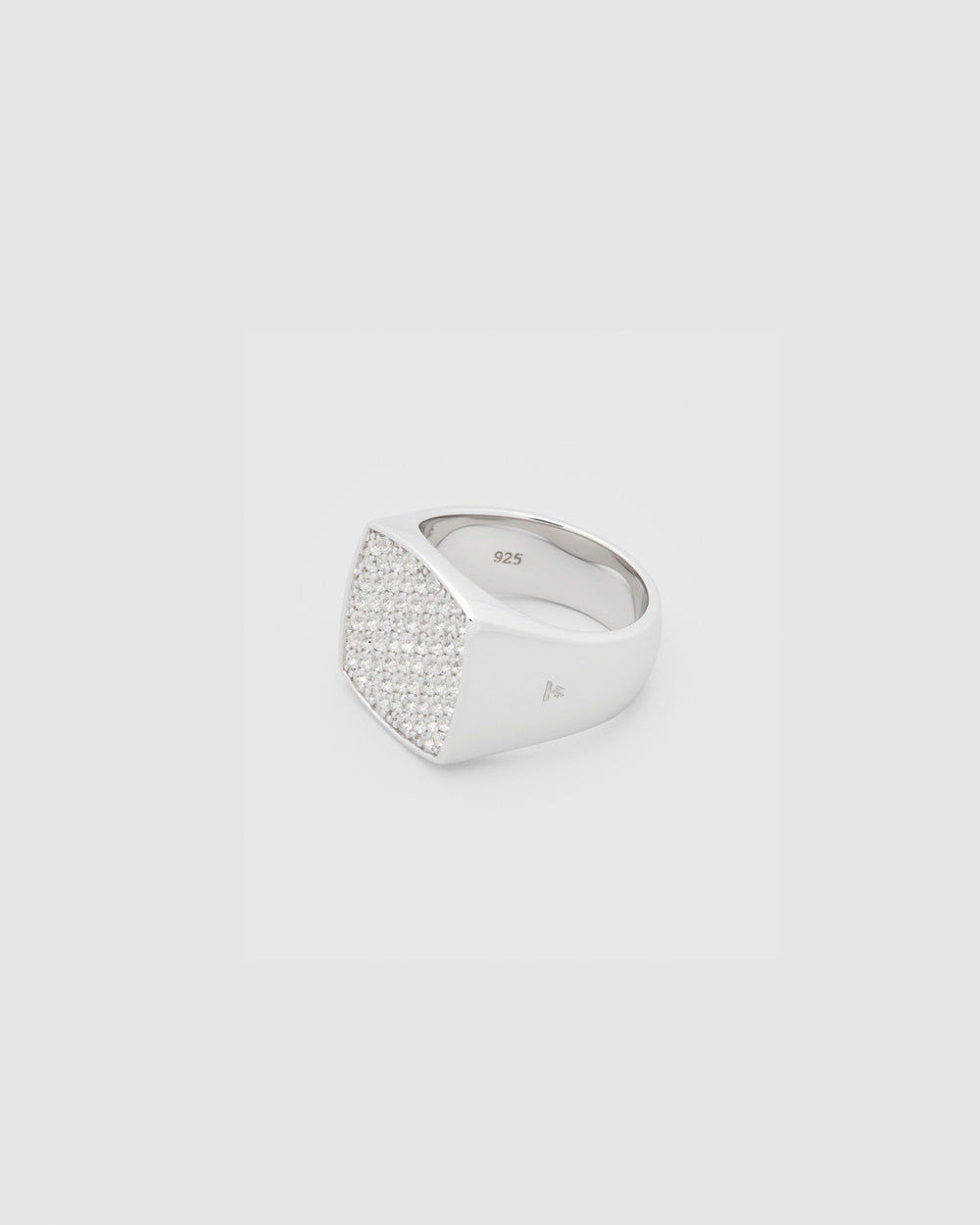PINKIE CUSHION WHITE TOPAZ SØLVRING