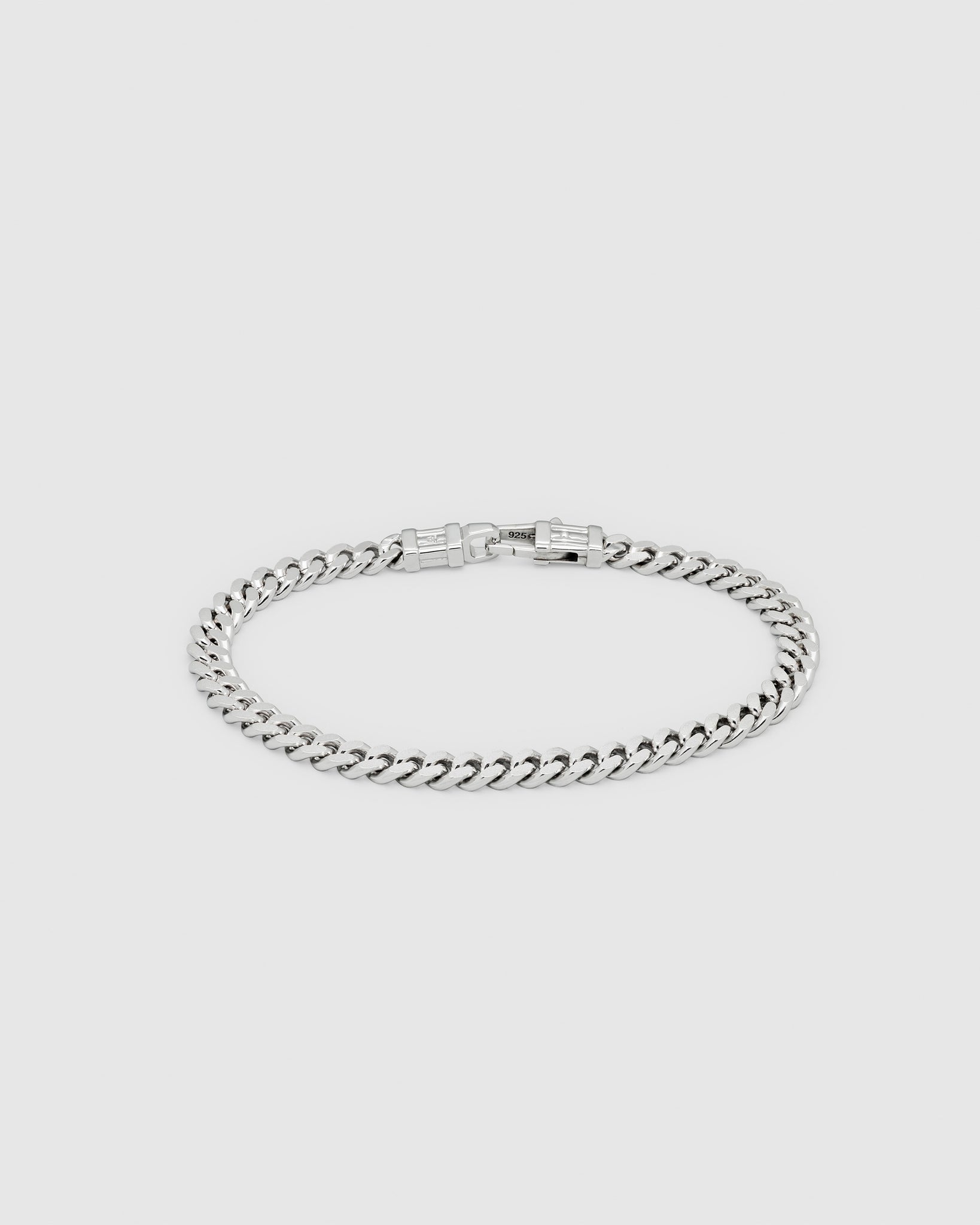 CURB ARMBÅND SØLV