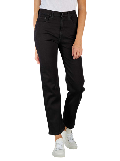 REYNE STRAIGHT JEANS SORT
