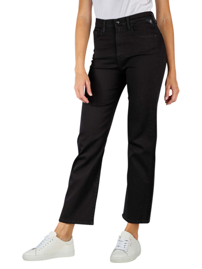 REYNE STRAIGHT JEANS SORT