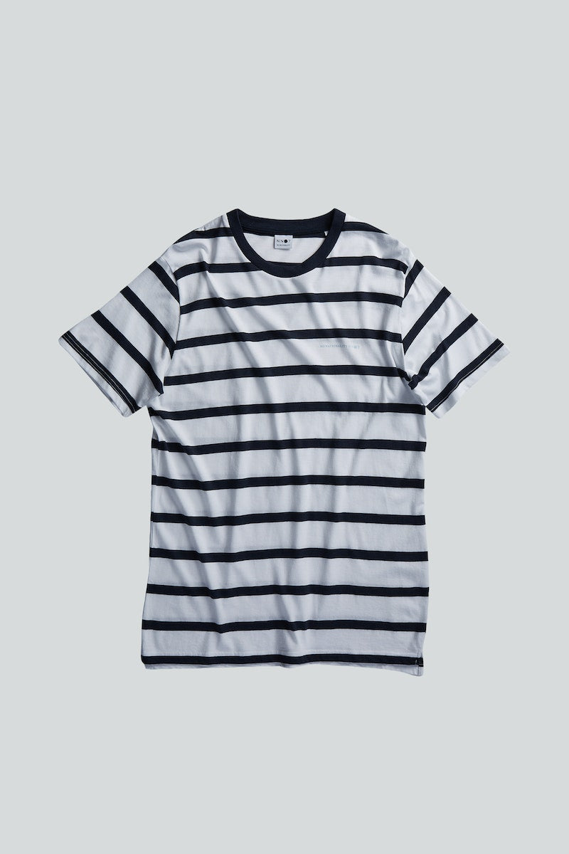 ASPEN STRIPED 3461 T-SKJORTE BLÅ