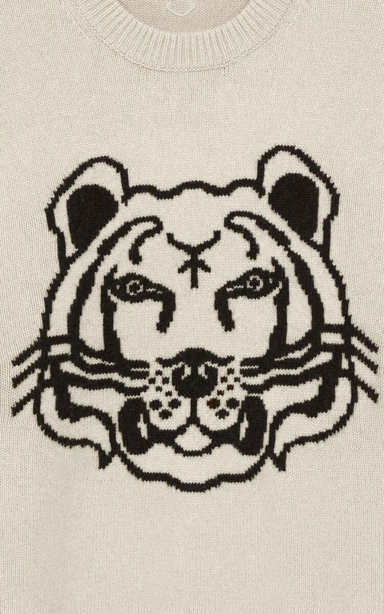 TIGER VENDBAR ULLGENSER BEIGE