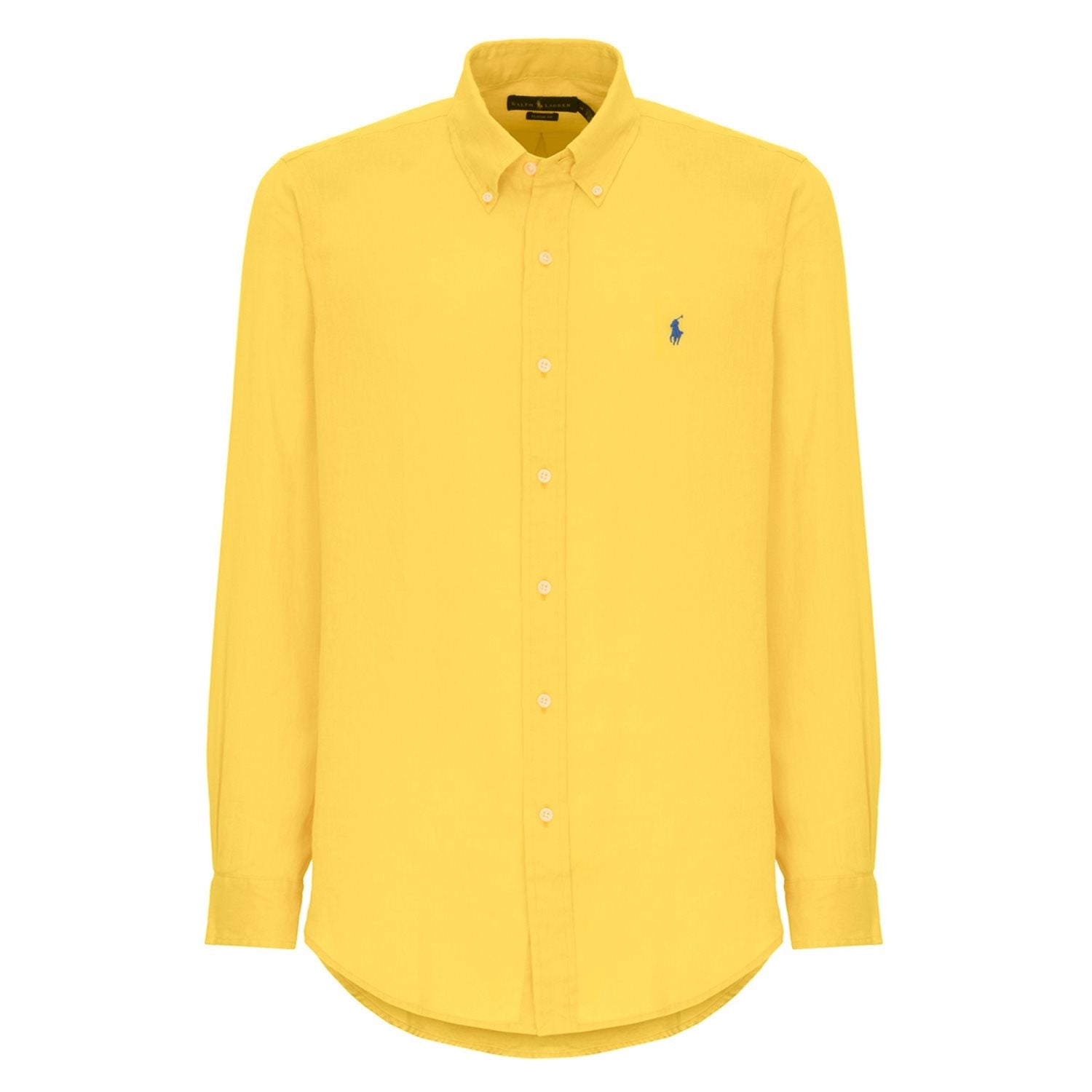 LINEN SKJORTE GUL