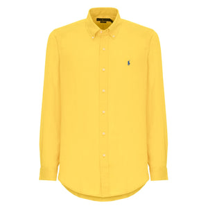 LINEN SKJORTE GUL