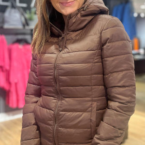 ONLY TAHOE HOOD JAKKE BRUN
