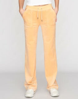 DEL REY CLASSIC VELOUR PANT POCKET JOGGEBUKSE BEACH SAND