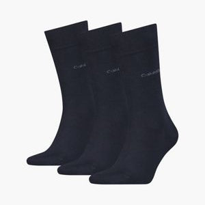 CALVIN KLEIN ERIC COTTON 3 PAKK SOKKER BLÅ