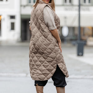 STØVLETTER HALVHØY CROCO BEIGE
