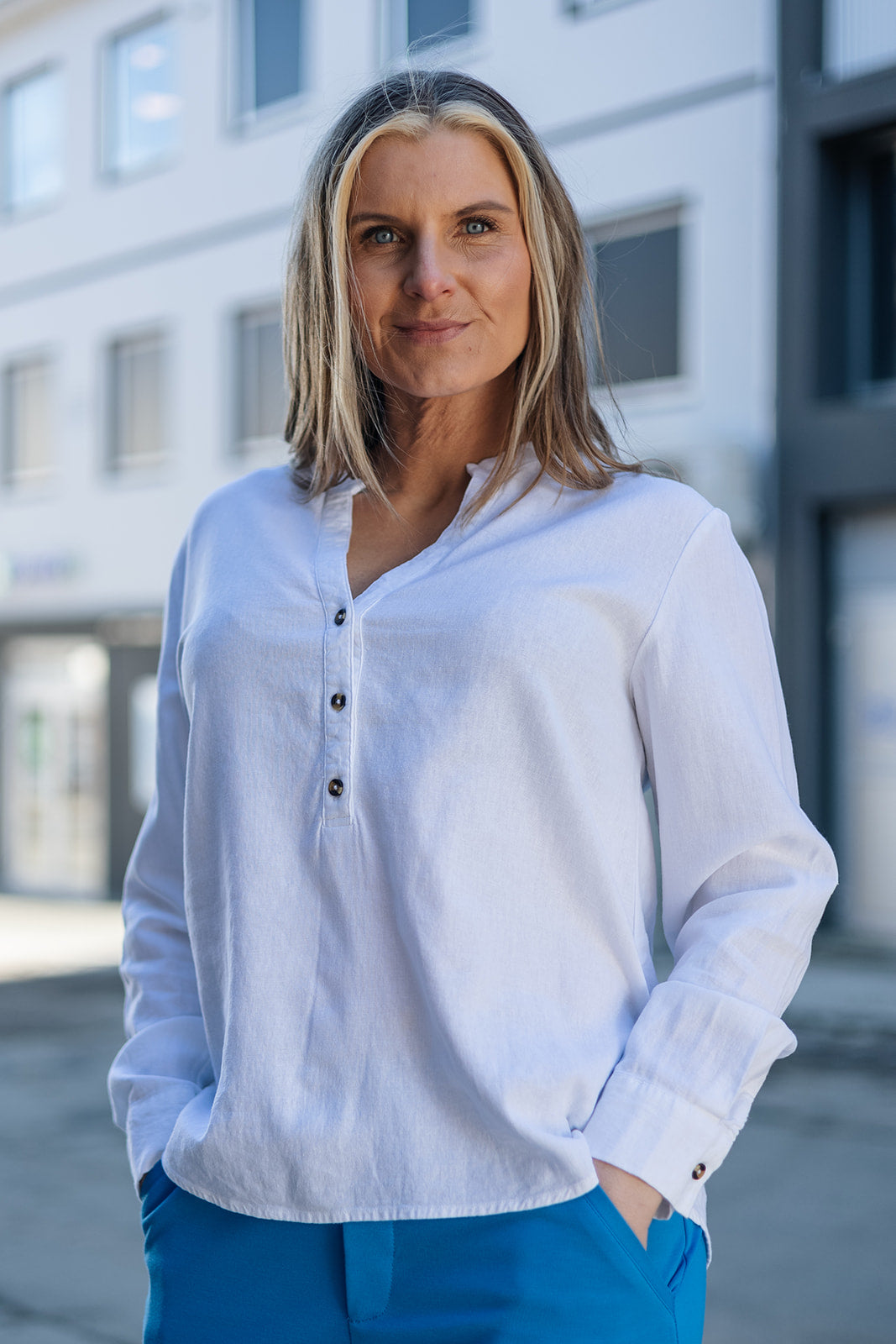 LAVA LINSKJORTE HVIT