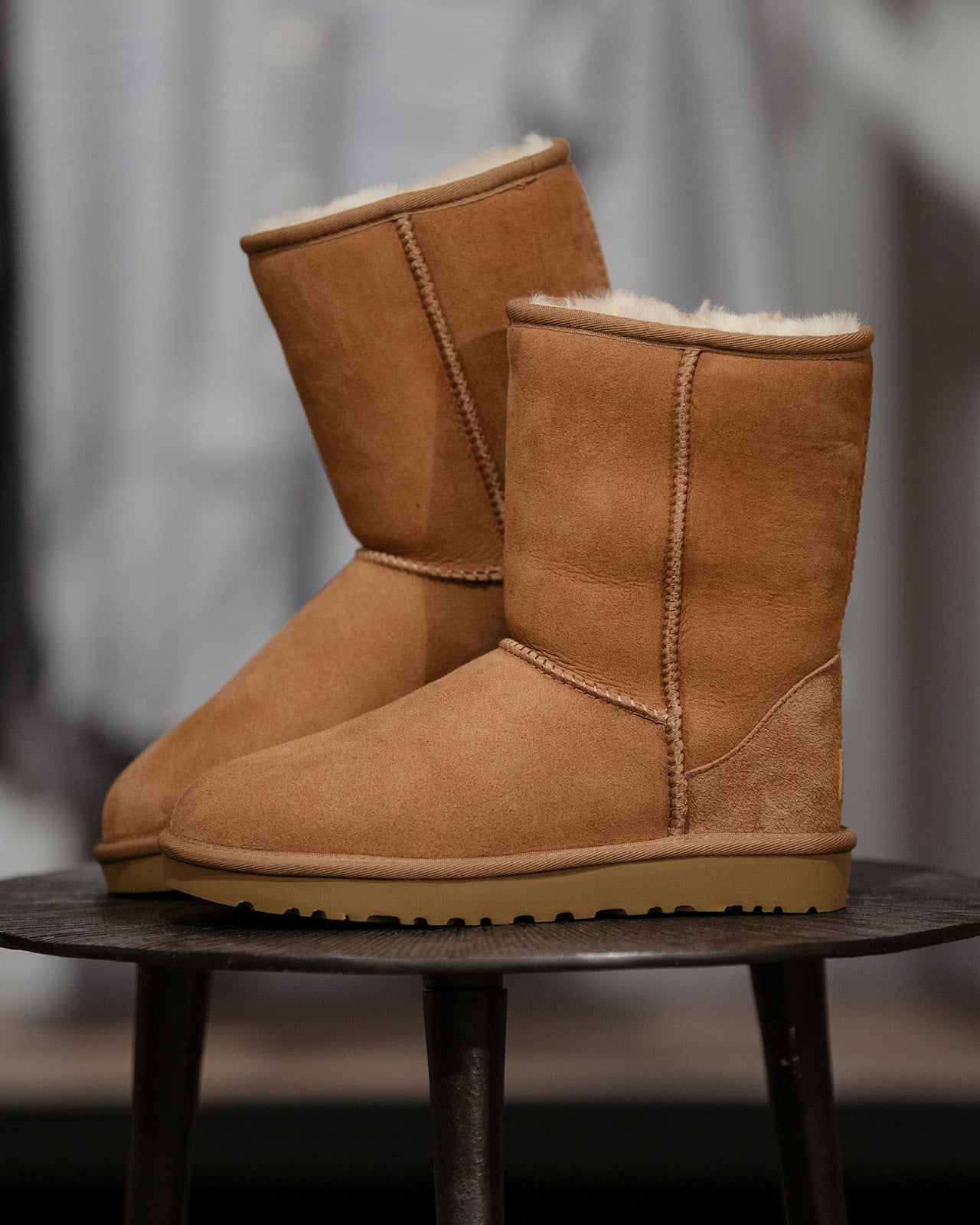 W CLASSIC SHORT BOOTS BRUN