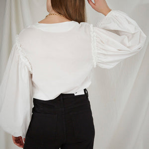 SANDRA HVIT BLUSE