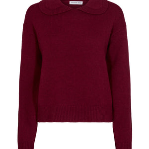 CARMEN COLLAR RØD GENSER