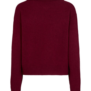 CARMEN COLLAR RØD GENSER