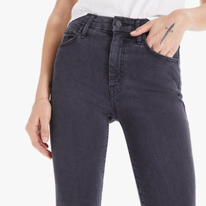 HIGH WAISTED SKINNY JEANS SORT