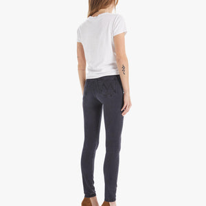 HIGH WAISTED SKINNY JEANS SORT