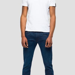 ANBASS SLIM-FIT JEANS BLÅ