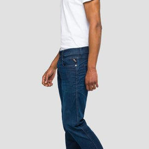 ANBASS SLIM-FIT JEANS BLÅ