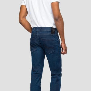 ANBASS SLIM-FIT JEANS BLÅ