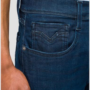 ANBASS SLIM-FIT JEANS BLÅ