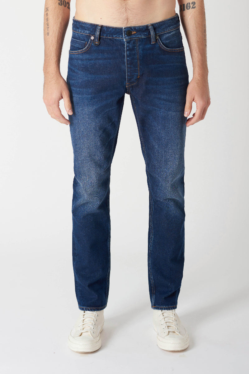 LOU SLIM JEANS BLÅ