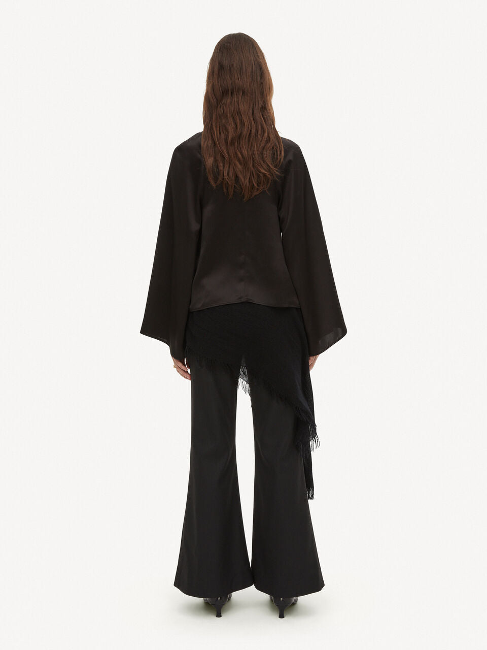BRYNNAS BLUSE SORT