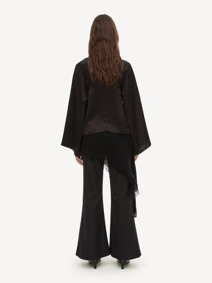BRYNNAS BLUSE SORT