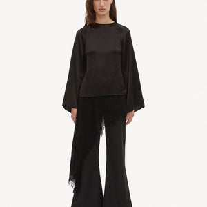 BRYNNAS BLUSE SORT