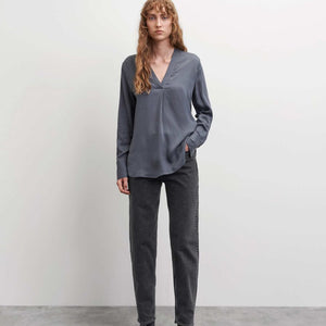 KASIA 2 BLUSE BLÅ