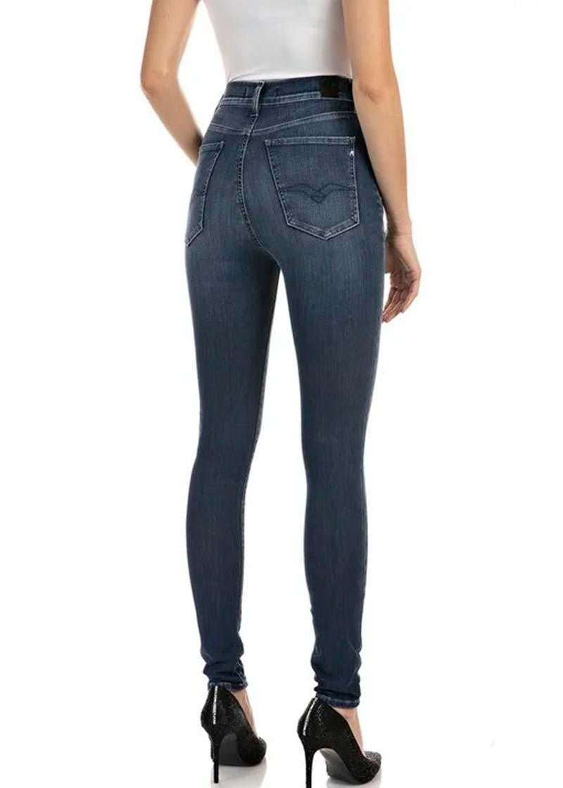 LEYLA SKINNY JEANS MØRKEBLÅ