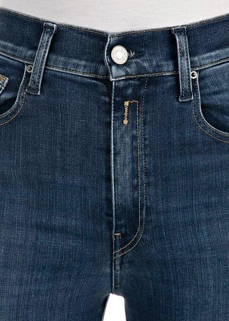 LEYLA SKINNY JEANS MØRKEBLÅ –