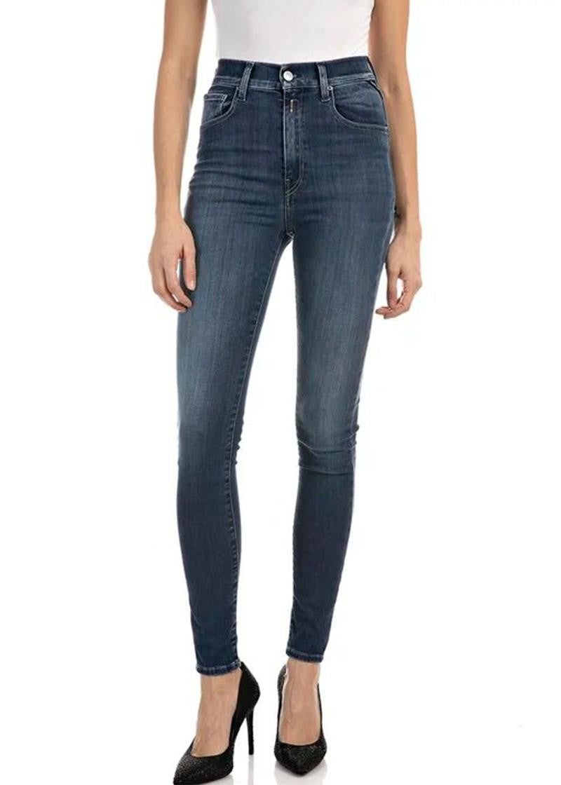 LEYLA SKINNY JEANS MØRKEBLÅ