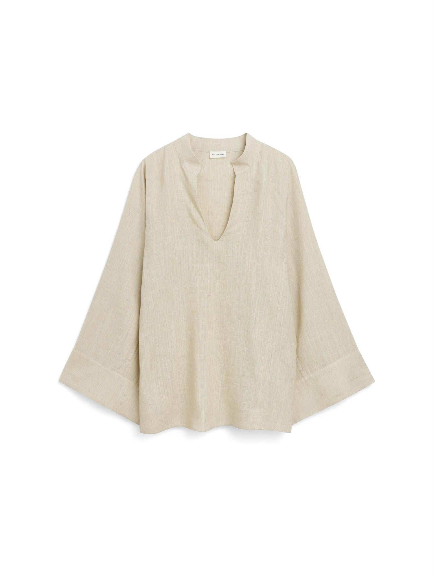 LOMARIA BLOUSE LIN BEIGE