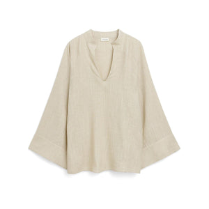 LOMARIA BLOUSE LIN BEIGE