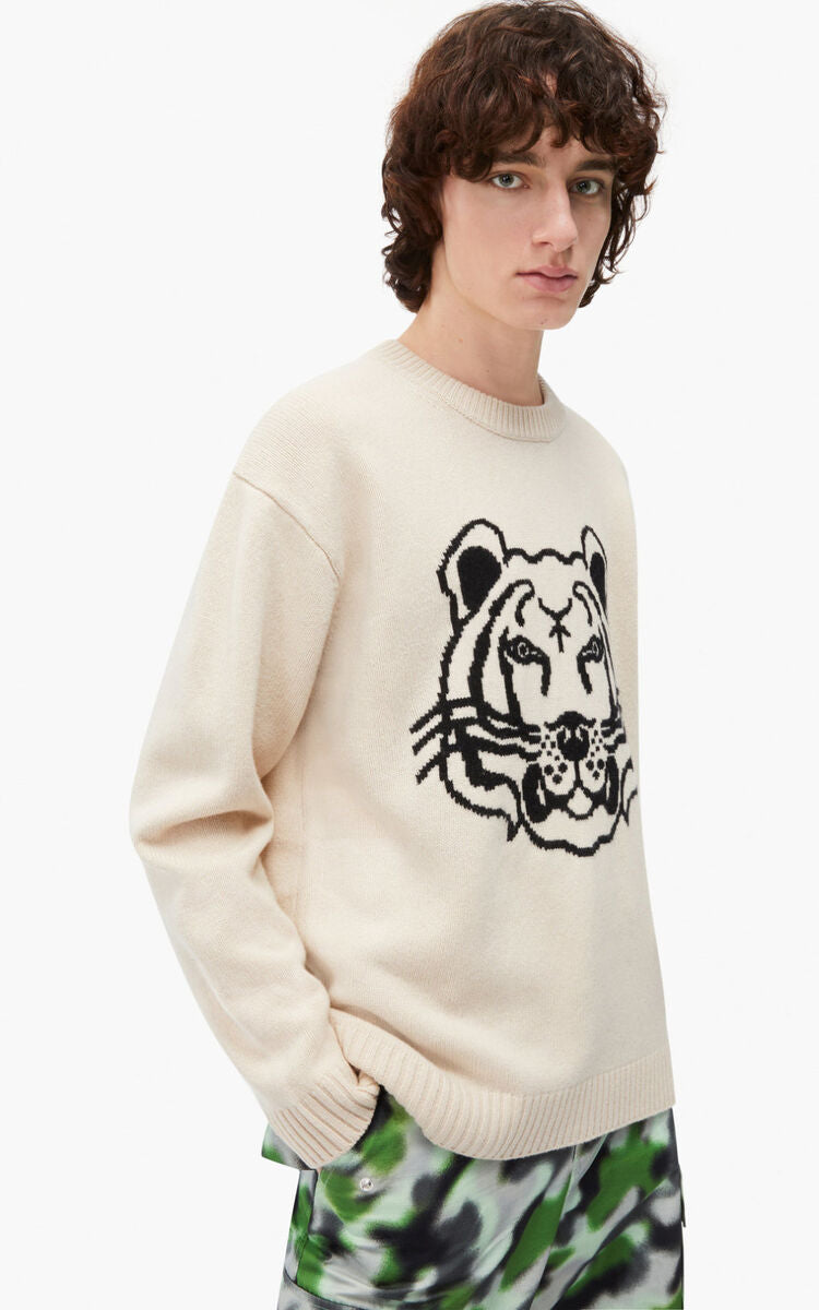 TIGER VENDBAR ULLGENSER BEIGE