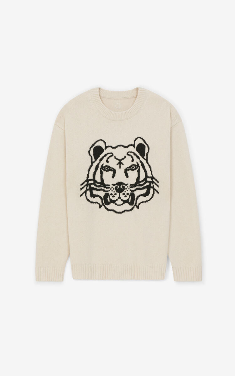 TIGER VENDBAR ULLGENSER BEIGE